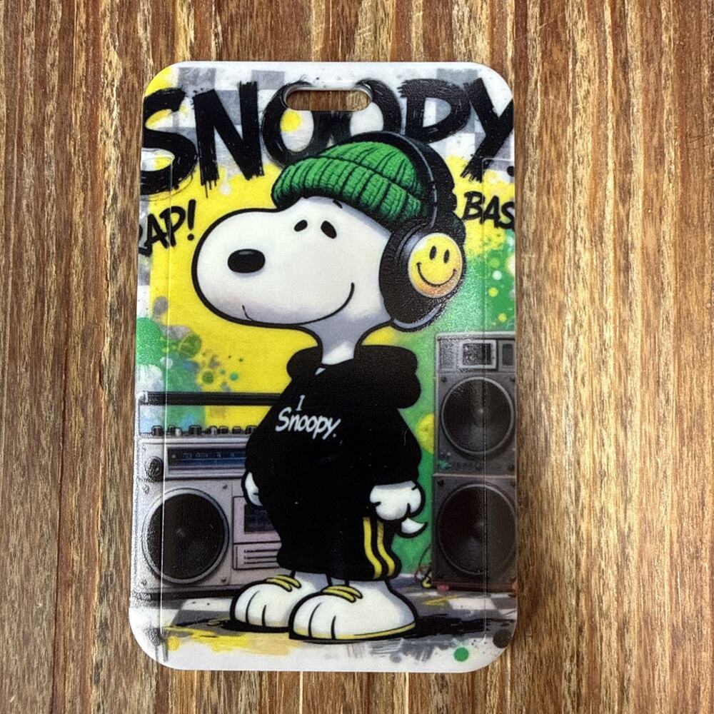 Snoopy Badge ID Holder